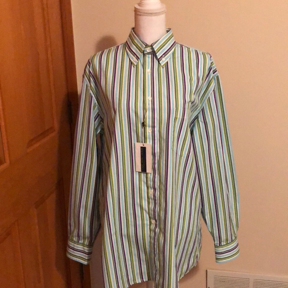 Men’s Robert Trent Jones dress shirt sz L